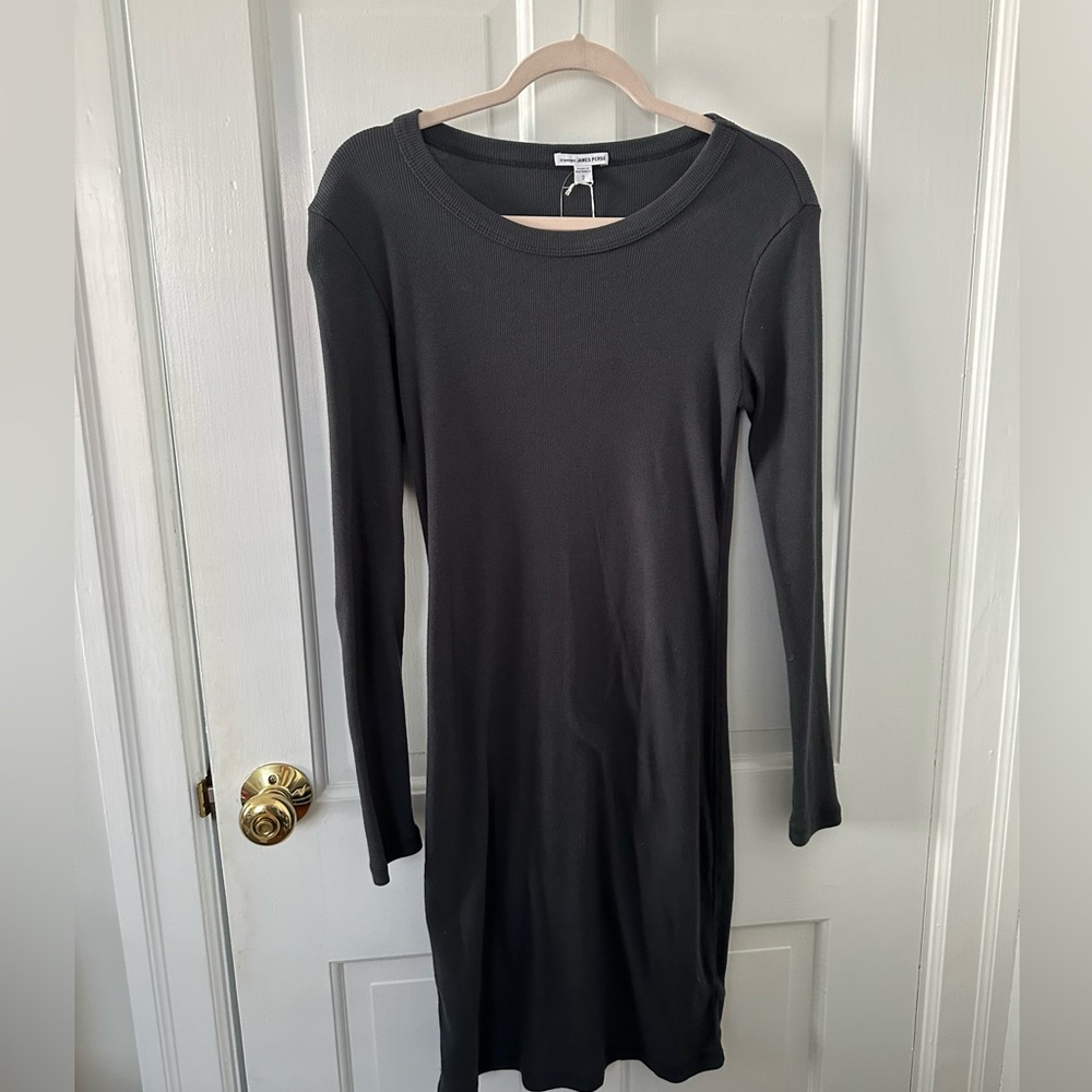 James Perse mid-length ribbed dress